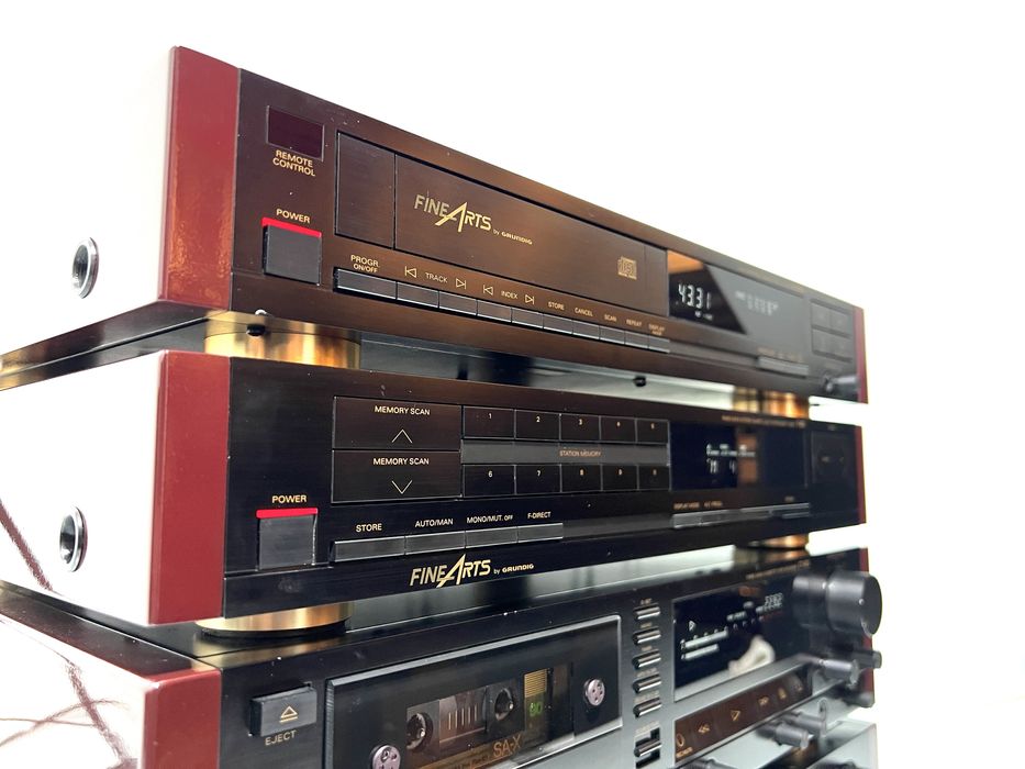 Linie Grundig Fine Arts, Amplif A-903, Deck 3 Head TC-905, CD9000,T905