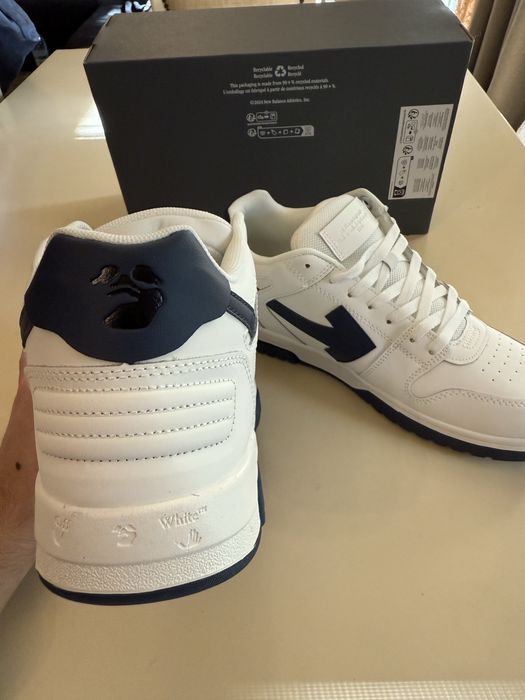 Off-White Out of Office 'White Navy Blue' мъжки 44 номер