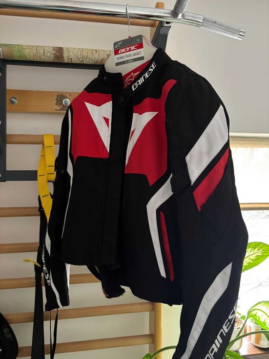 Geaca Moto unisex Dainese Edge Tex Red/Black/White marimea 46