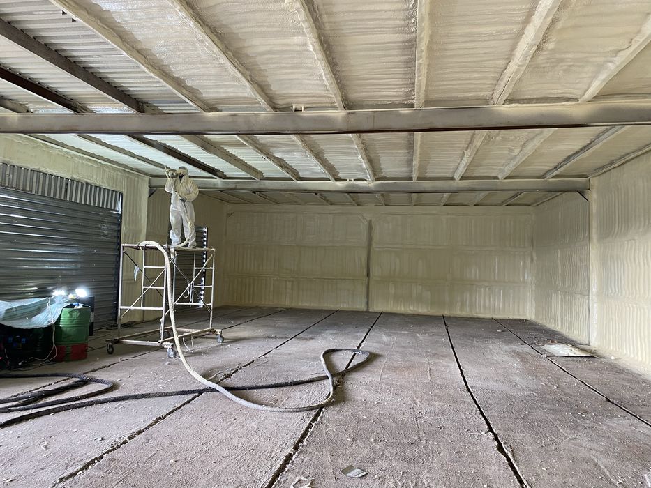 Утепление ППУ пенополиуретаном