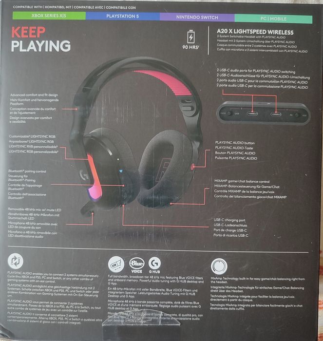 JBL Quantum 650, Logitech Astro A 20 X