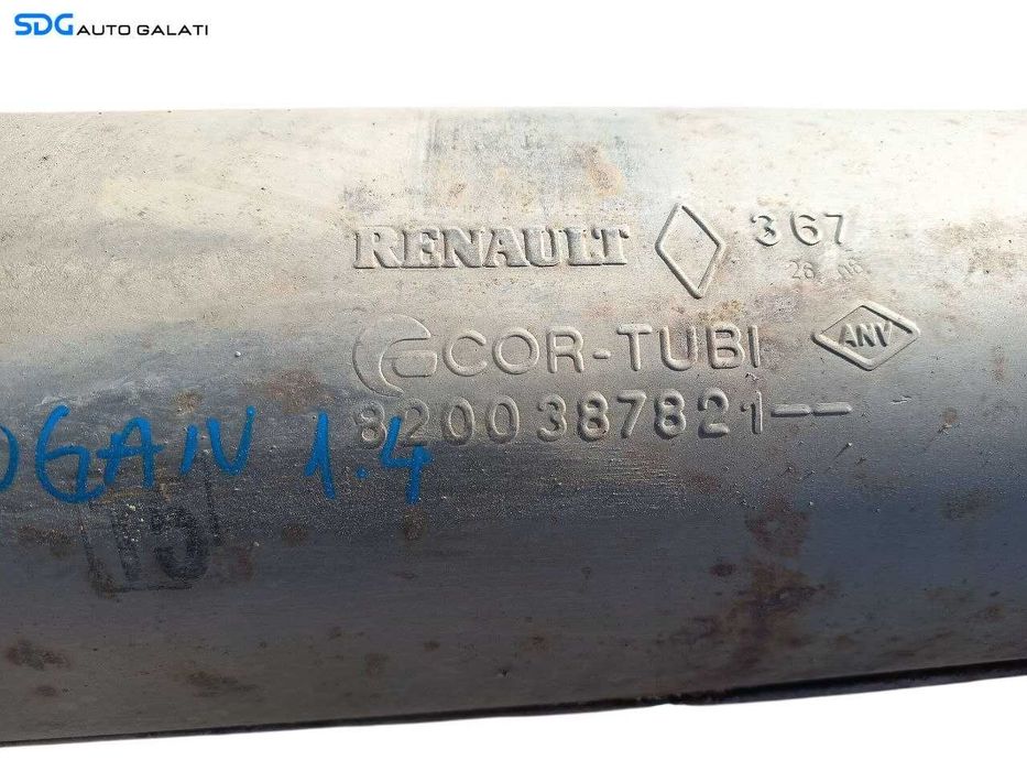 Toba Teava Evacuare Esapament Finala Dacia Logan 1.6 Benzina 2004 - 2012 Cod 8200387821 [LC2261]