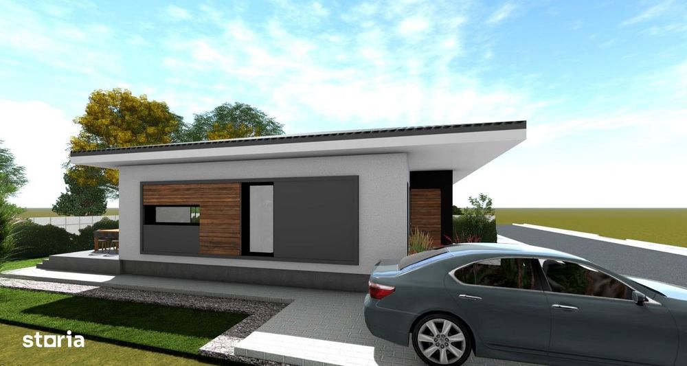Casa parter - 3 camere - proiect in exclusivitate