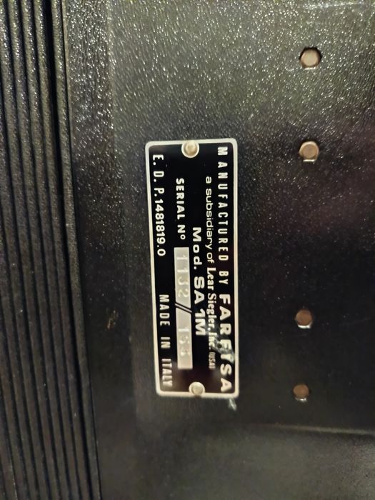 Acordeon farfisa lemn de majon