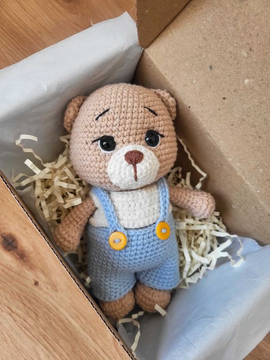 Ursuleț croșetat manual – 16 cm de pură duioșie