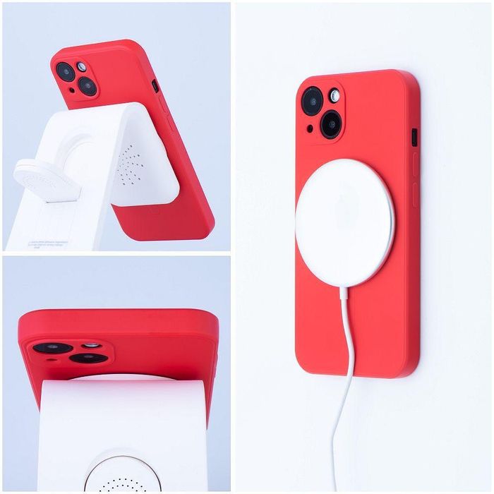 Silicone mag cover case compatible with magsafe for iphone 16 pro max