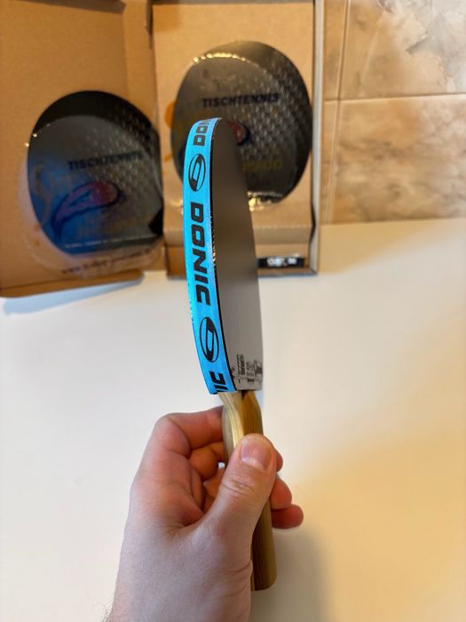 Paleta ping pong Custom Table Tennis Pure Hinoki + Xiom Vega Korea