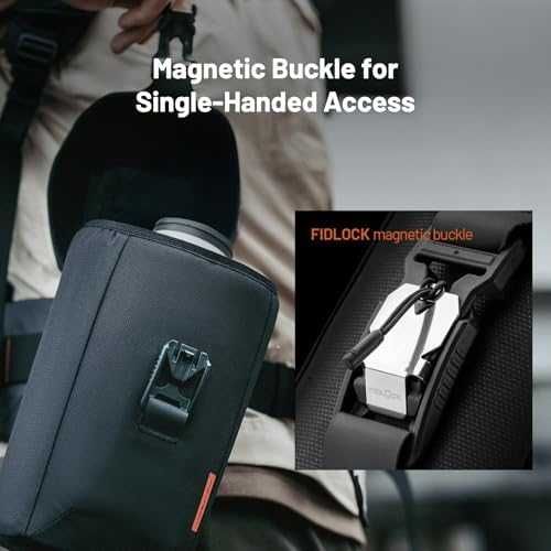 Чанта Калъф за обектив DSLR с магнитно закопчаване омекотена подплата