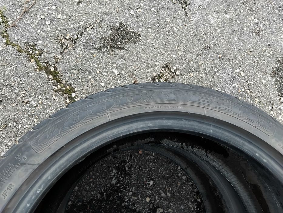 Гуми 225 45 18 Гудиър Goodyear 2 броя - нов внос. Не са нови!
Гумите са нов внос и са запазени, без забележки по структурата. Подходящи за дъл