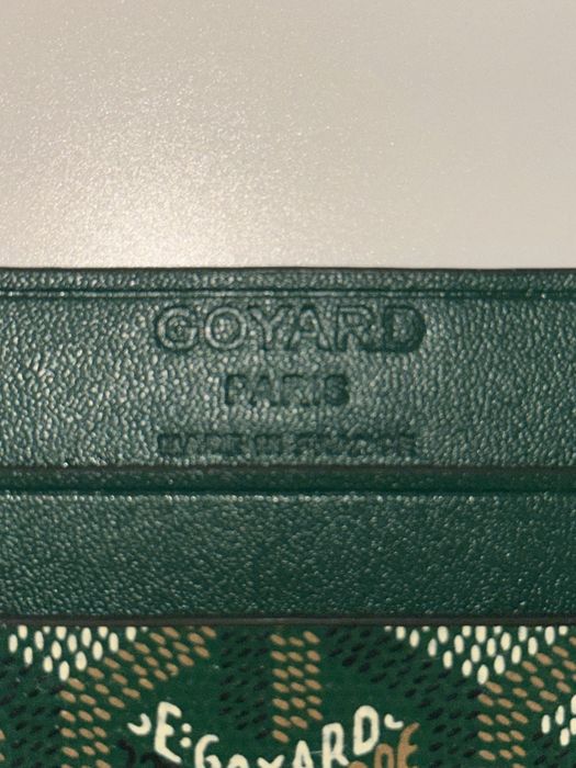 Card Holder Goyard - Verde