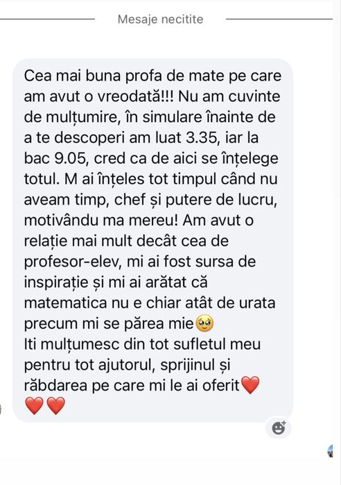 Meditații matematică( clasele I-XII)