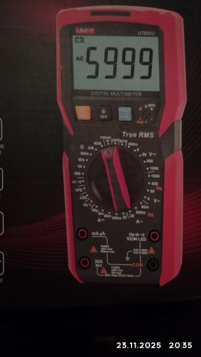 Мультиметр UNIT UT 89 X