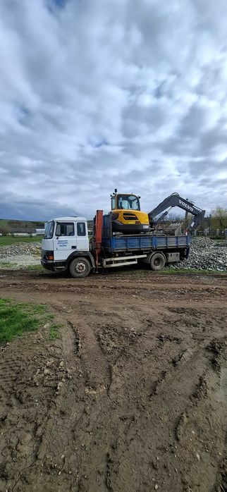 De inchiriat excavator 9 t si bascula 12 t