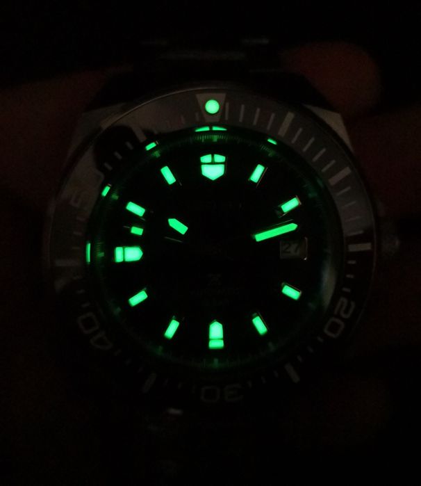 Ceas automatic Seiko Mod Luxe Prospex Diver's 200m bratara metalica