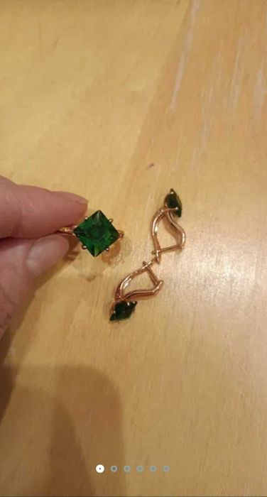 Комплект пръстен и обеци