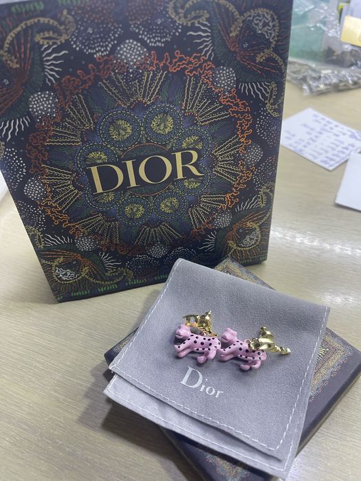 Серьги Dior оригинал бижутерия
