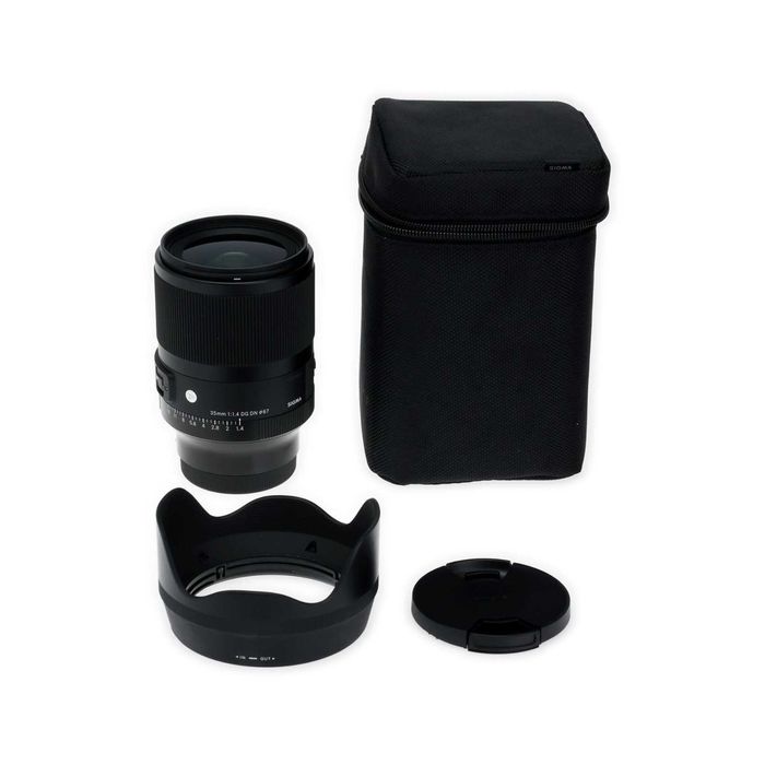 ТОП Sigma 35mm f/1.4 DG DN Art Sony FE обектив като нов!