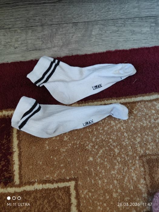 Носки белые для футбола