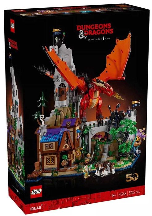 НОВО Lego Ideas 21348 Dungeons & Dragons: Red Dragons Конструктор лего