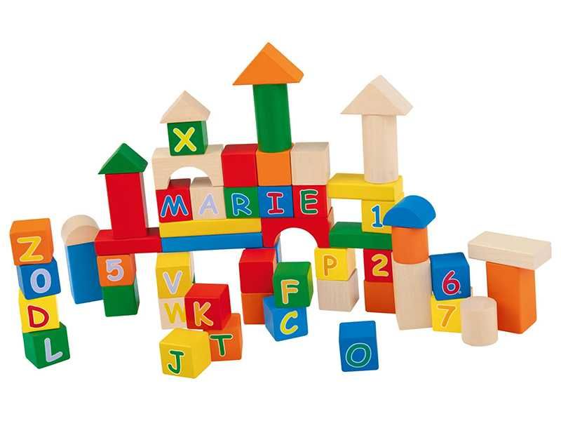 НОВИ! Конструктор дървени блокчета различни модели