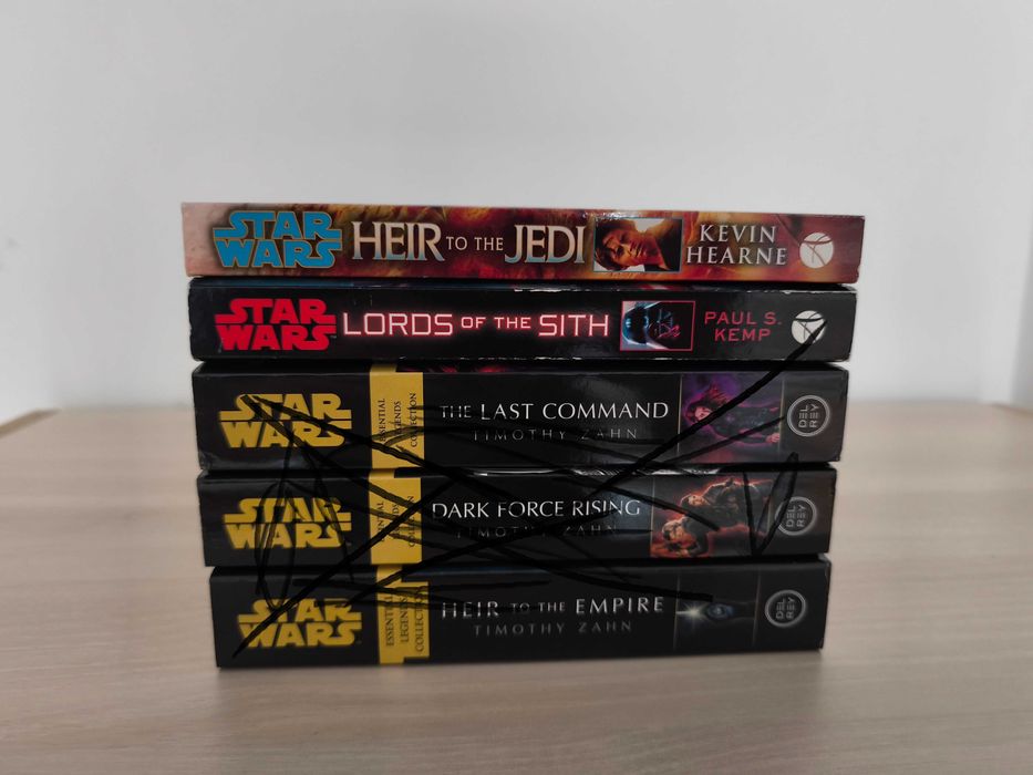Книги на английски; Star Wars; Jedi; The Force; Dark Side; Thrawn;