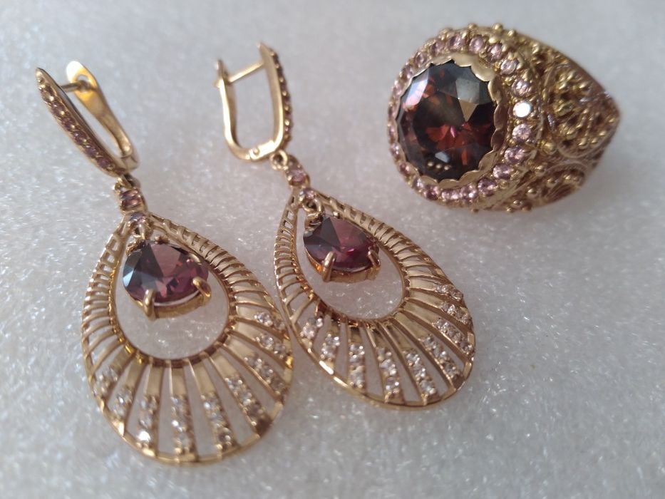 Золотой набор с Радолитами.