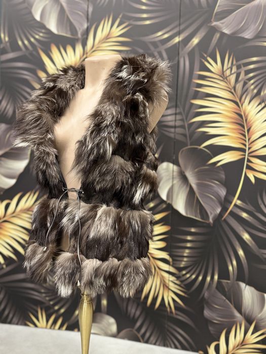 Дамски елек естествена кожа