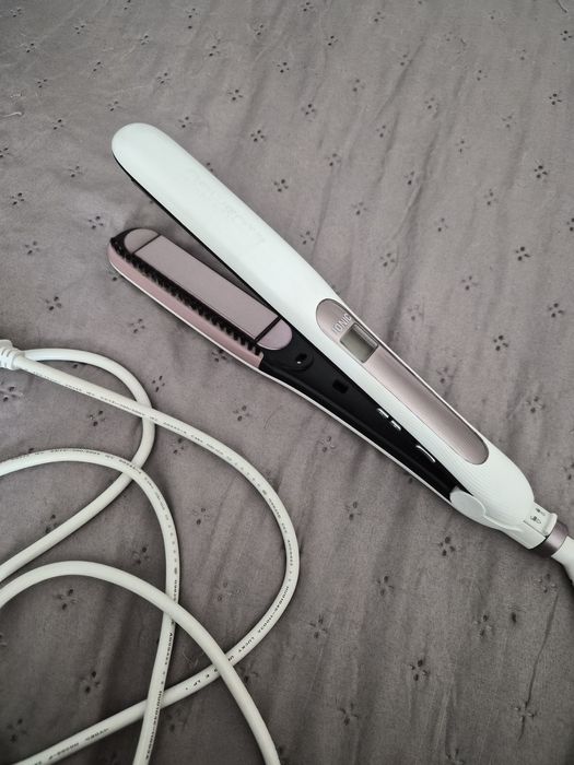 Placa de indreptat parul Rowenta SF7510F0 Brush&Straight Premium Care,