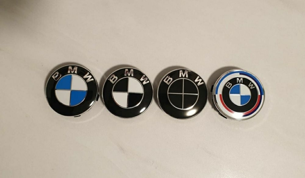 Set 4 capace jante BMW 68/56mm 50th Anniversary ,ALPINA, AC SCHNITZER