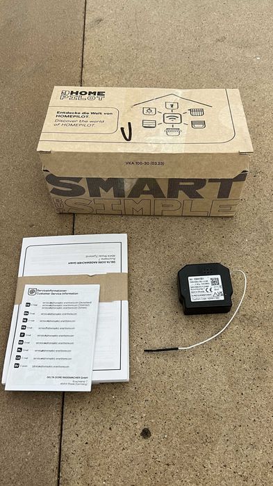 Modul smart rulouri Homepilot încastrat – control din aplicație Alexa