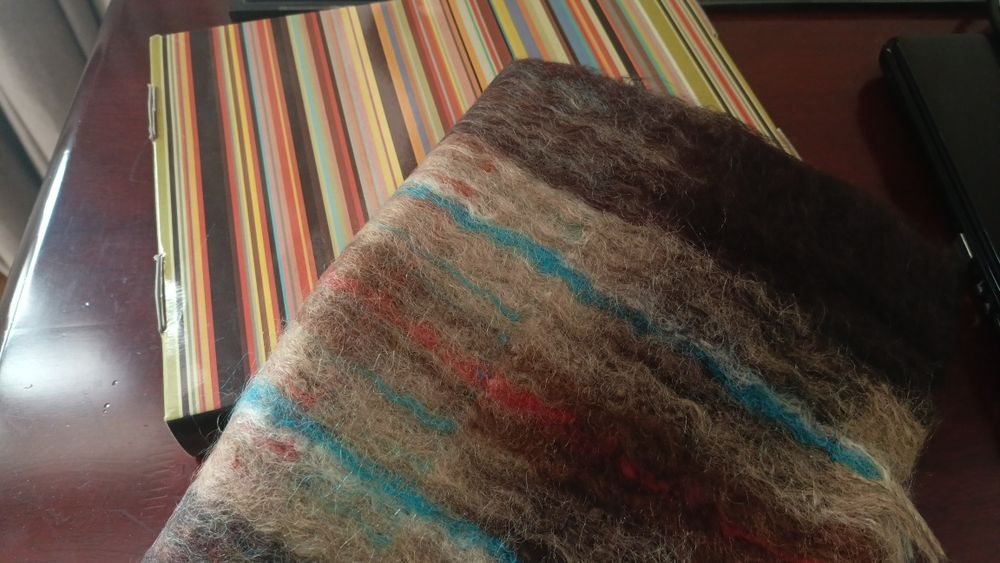 Шарф шерстяной СССР мужской