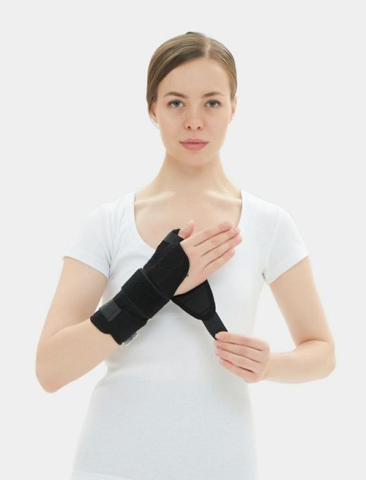 Доставка. Шина бандаж на запястье с фиксацией большого пальца