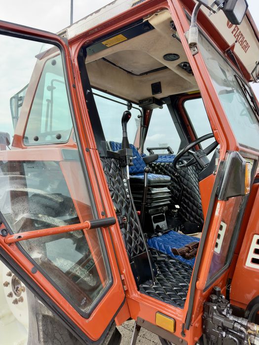 Tractor Fiat Agri 80 90 HI-LO Incarcator Quicke + Furca import  Danemarca  impecabil Fiat 82 94 Fiat 88 94 New Holland Case Claas John Deere