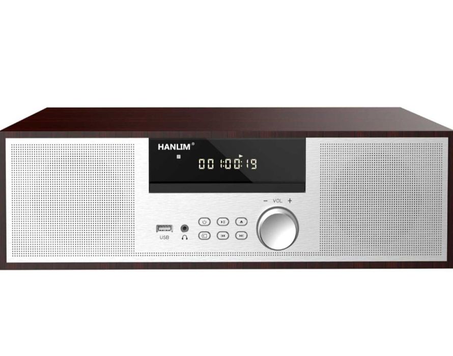 Стерео система 40 W RMS CD плейър FM/Bluetooth /USB/AUX/Дистанционно