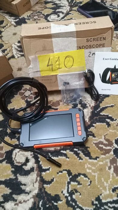 Endoscop video cu ecran LCD și slot card pentru salvare imagini