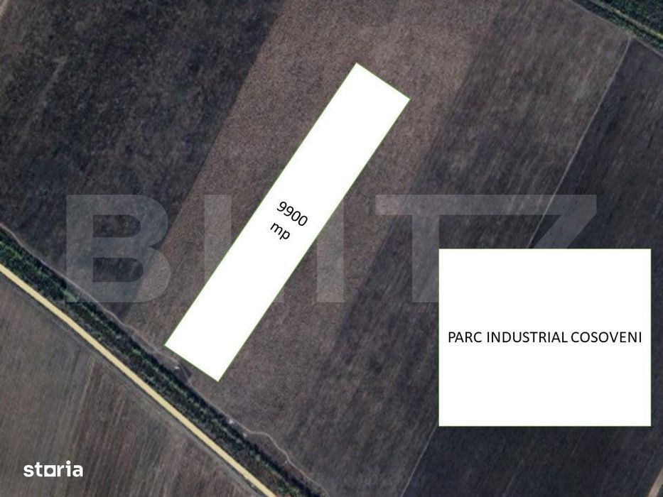 Investitie - 1,5 ha langa noul PARC INDUSTRIAL COSOVENI