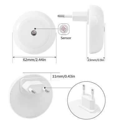 нощна лампа от здрач до зори