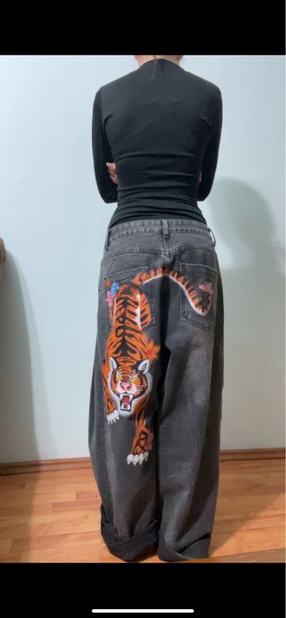 pantaloni baggy tigru handmade