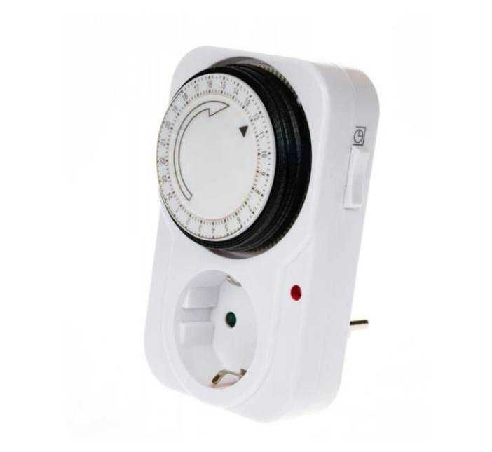 Мрежови механичен таймер, реле за време, дневен, 220V, 16A, 3500W