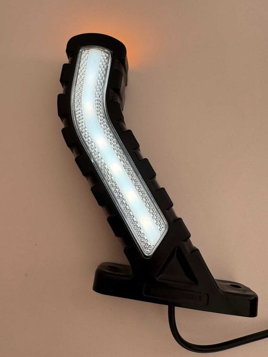 КОМПЛЕКТ LED неон габарит рогче 24V червено/бяло/жълто за камион, ремарке