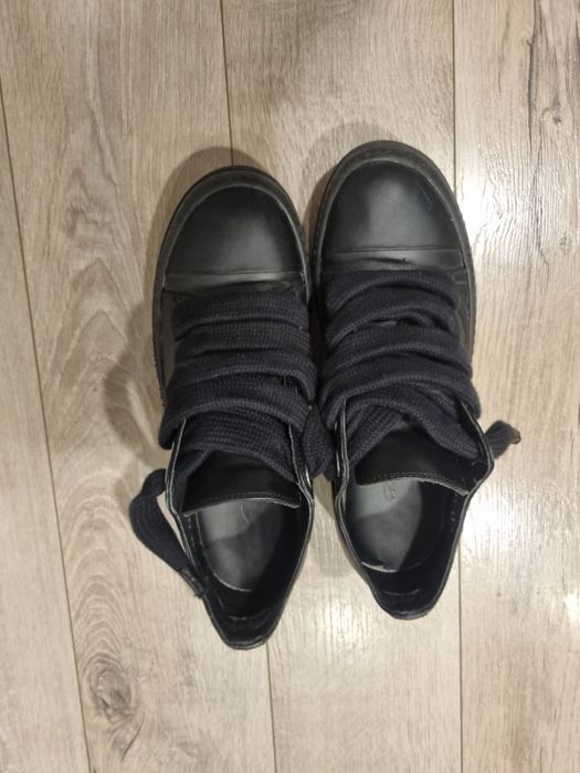 Rick Owens Ramones cu jumbo laces