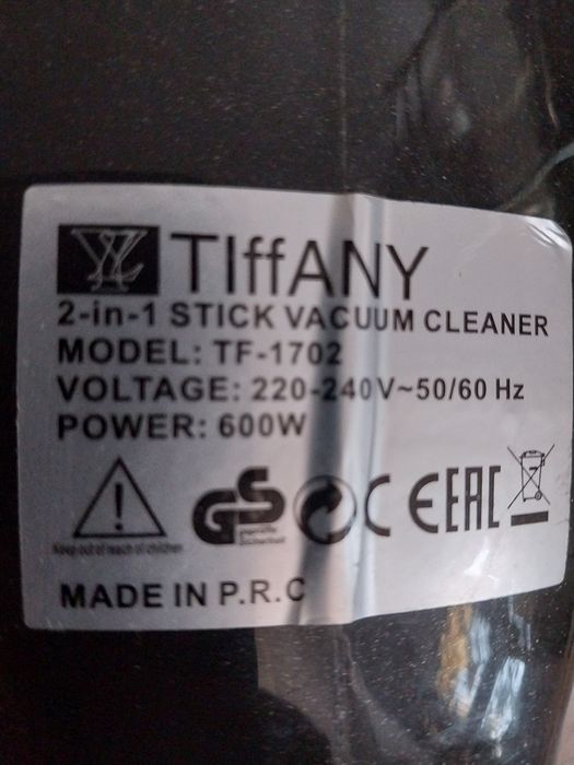 Пылесос Tiffany в хорошем состоянии.