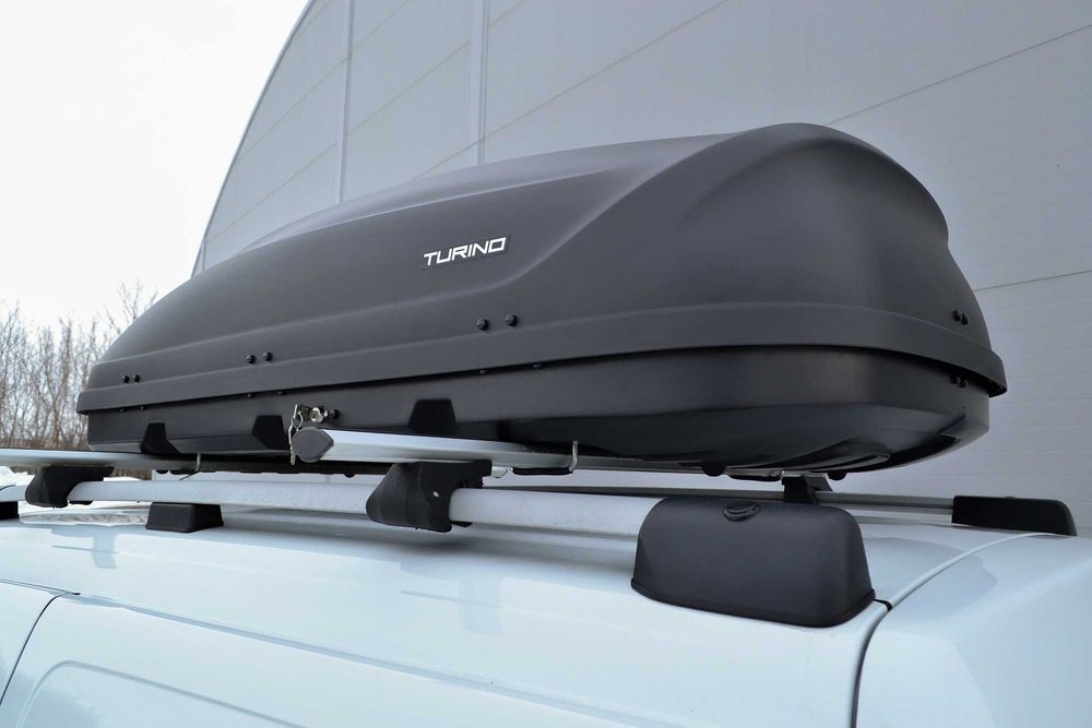 Автобокс PT Group "Turino 1" черный (мат) двусторонний 410л в НАЛИЧИИ