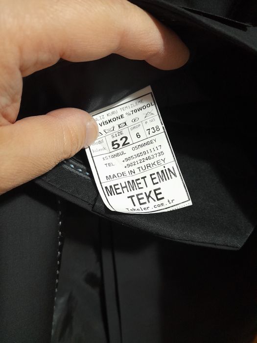 Costum barbati purtat 1 data