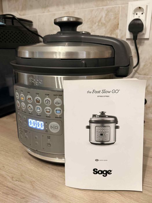 Sage- The Fast Slow Go, aparat de gătit sub presiune și aburire,800W