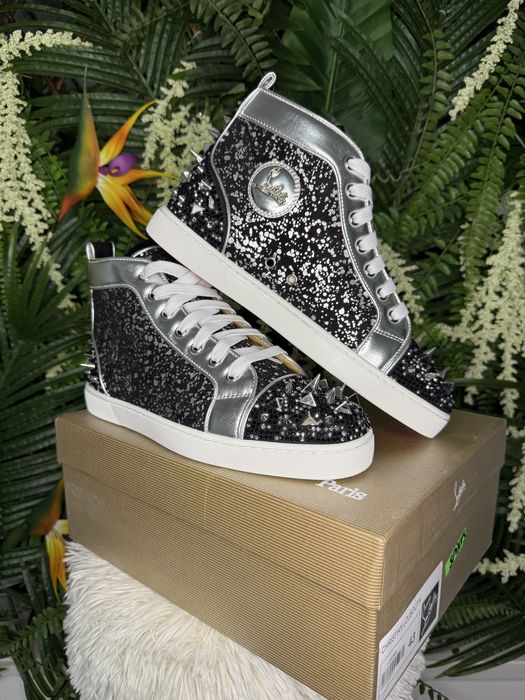 Christian Louboutin High Black Spikes