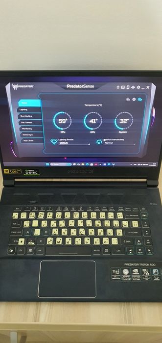 Yitqich Noutbuk Acer Predator