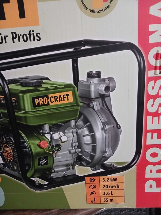 Мотопомпа бензинова модел PROCRAFT WPH20