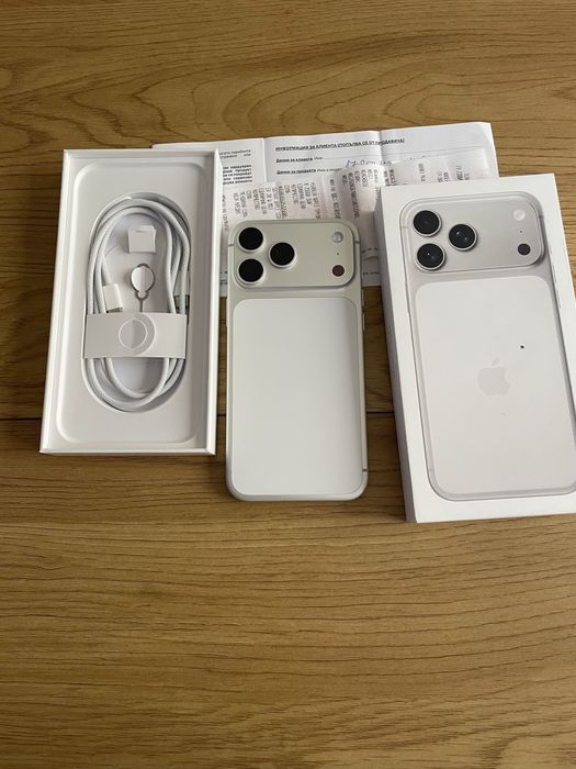 Бартер “нов” iPhone 17 pro max 256gb Технополис 24м гаранция “2 цикъла”