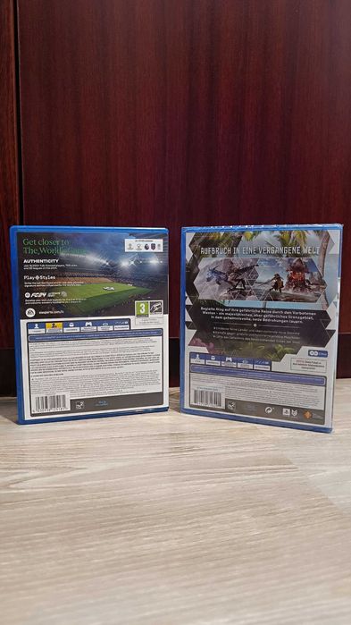 PS4 игри – Horizon (нова, запечатана) + FC24 – комплект